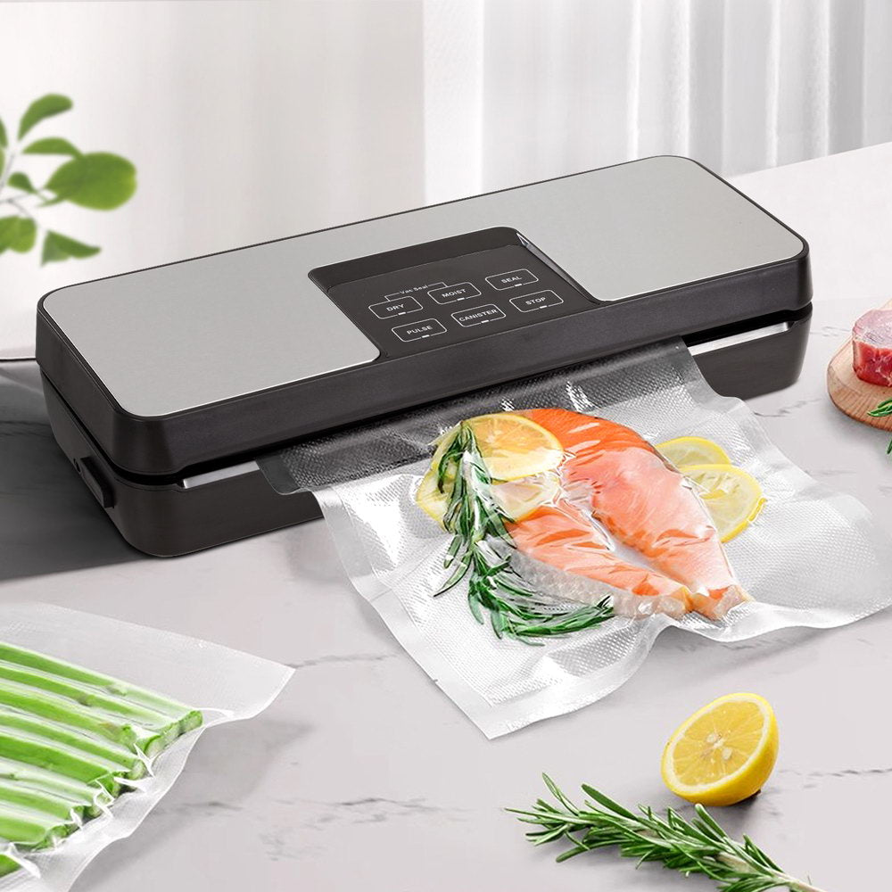 Devanti Food Vacuum Sealer Machine Fresh Storage Auto Seal Slide Cutter 5 Modes