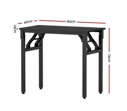 Artiss Computer Desk Foldable Balck 80CM