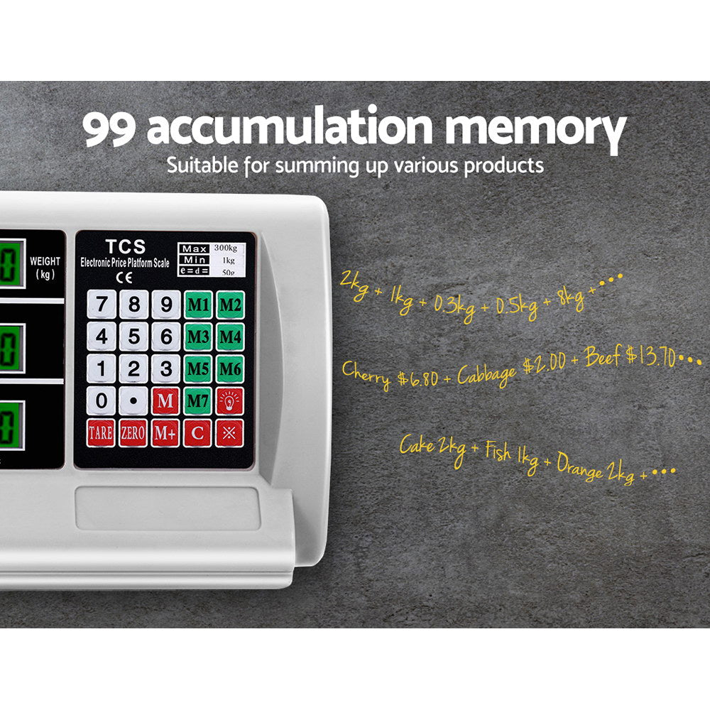 Emajin Platform Scales Digital 300KG Electronic Scale Counting LCD