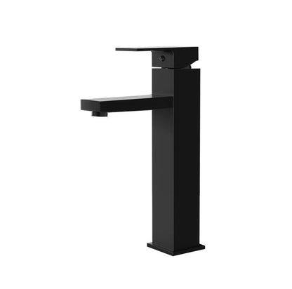 Cefito Bathroom Basin Mixer Tap Square Tall Faucet Vanity Laundry Black