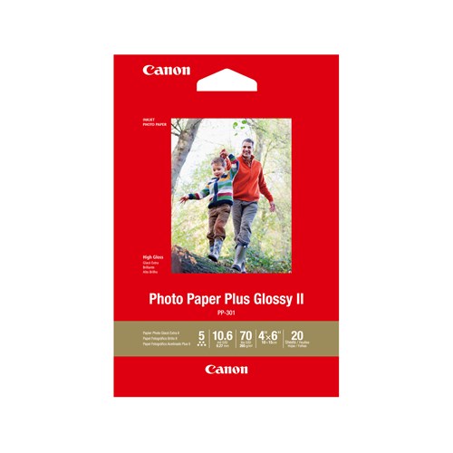 CANON CANON PP3014X6-20 20 SHTS 260 GSM PHOTO PAPER PLUS GLOSSY II