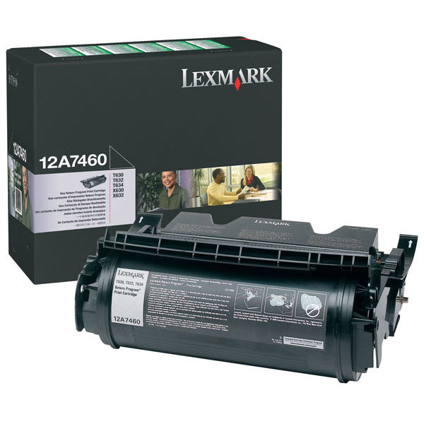 LEXMARK BLACK RETURN PROGRAM TONER YIELD 5000 PAGES FOR FOR T630 T632 T634