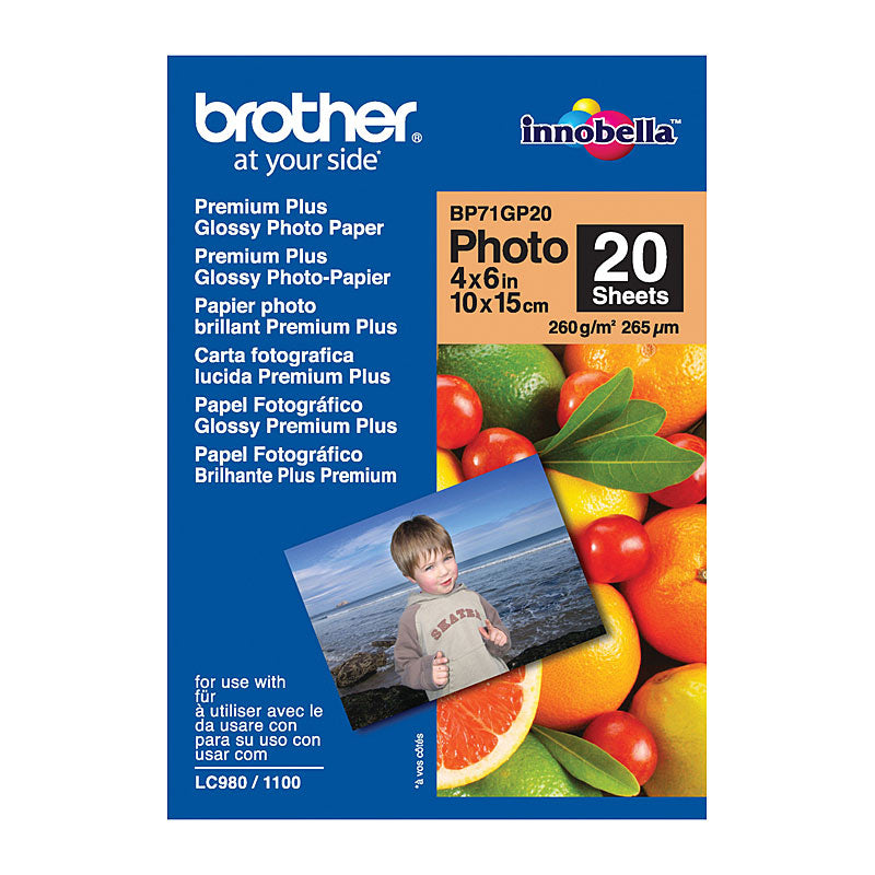 BROTHER BP71GP20 Glossy Paper