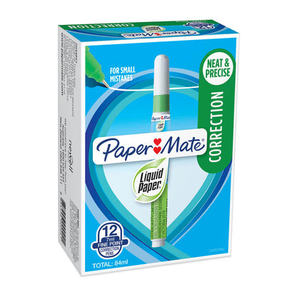 PAPER MATE LP Correction Pen 7ml Box of 12