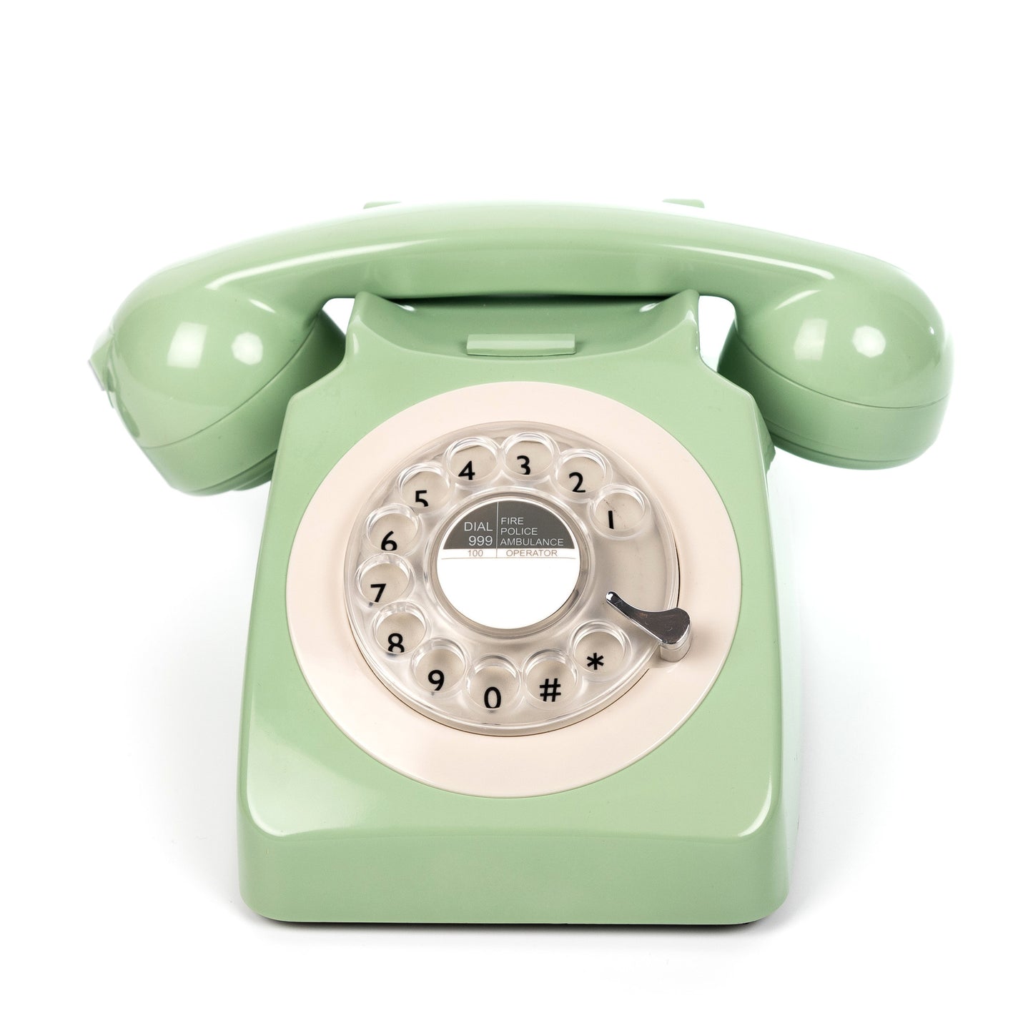 GPO RETRO GPO 746 ROTARY TELEPHONE - GREEN