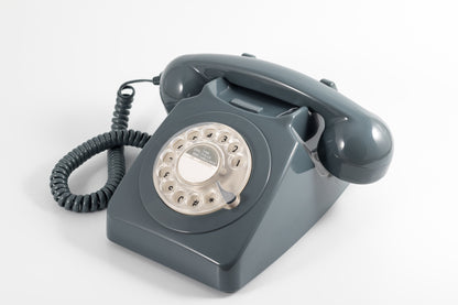 GPO RETRO GPO 746 ROTARY TELEPHONE - GREY