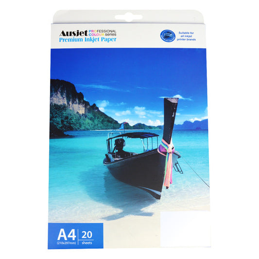 AUSTiC 115gsm A4 Sticker GL Photo Paper 20 Sheets