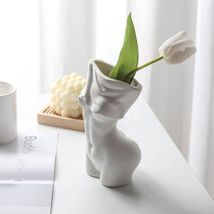 Feminine Body Vase Ceramic Home Decor