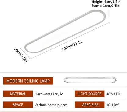 Dimmable LED Ceiling Light, 48W White