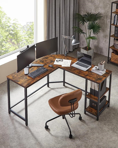 L-Shaped Computer Desk Corner