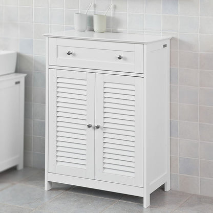 Freestanding Storage Cabinet with Doors/Drawer 60x87x35 cm