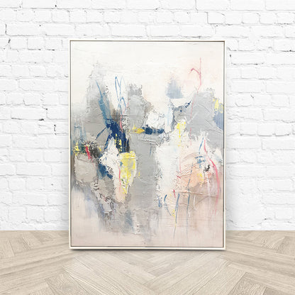 Wall Art Original Abstract Oil Painting on Framed Canvas 900mmx1200mm Abstract Dancing