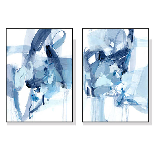 Wall Art 70cmx100cm Saturday Night 2 Sets Black Frame Canvas