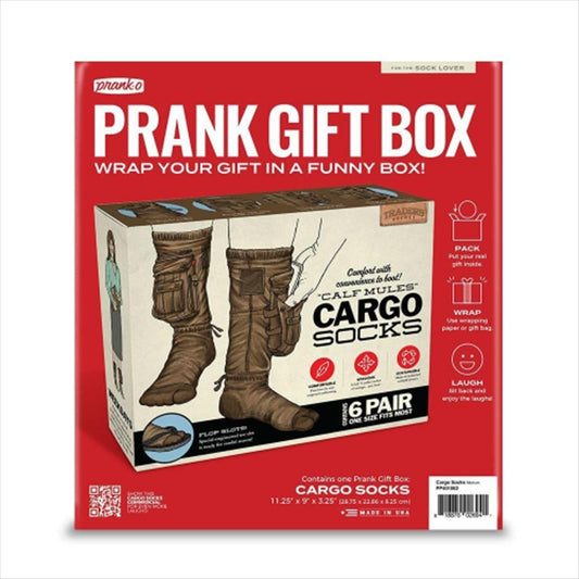 PRANK-O Prank Gift Box - Cargo Socks