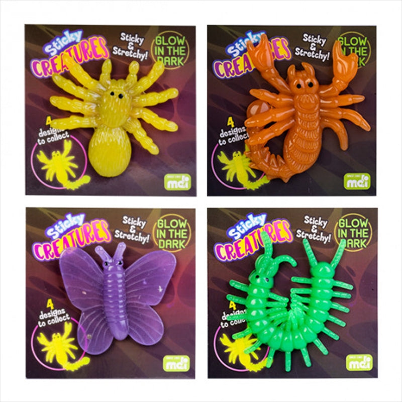 Glow in the Dark Sticky Creatures (SENT AT RANDOM)