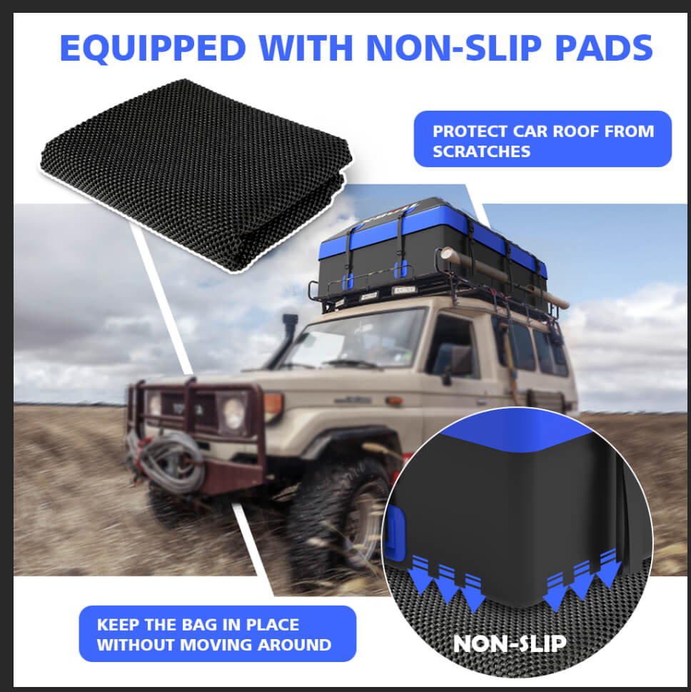 X-BULL Car Roof Cargo Bag Rooftop Cargo Carrier 100% Waterproof Top Luggage Bag for All Vehicles