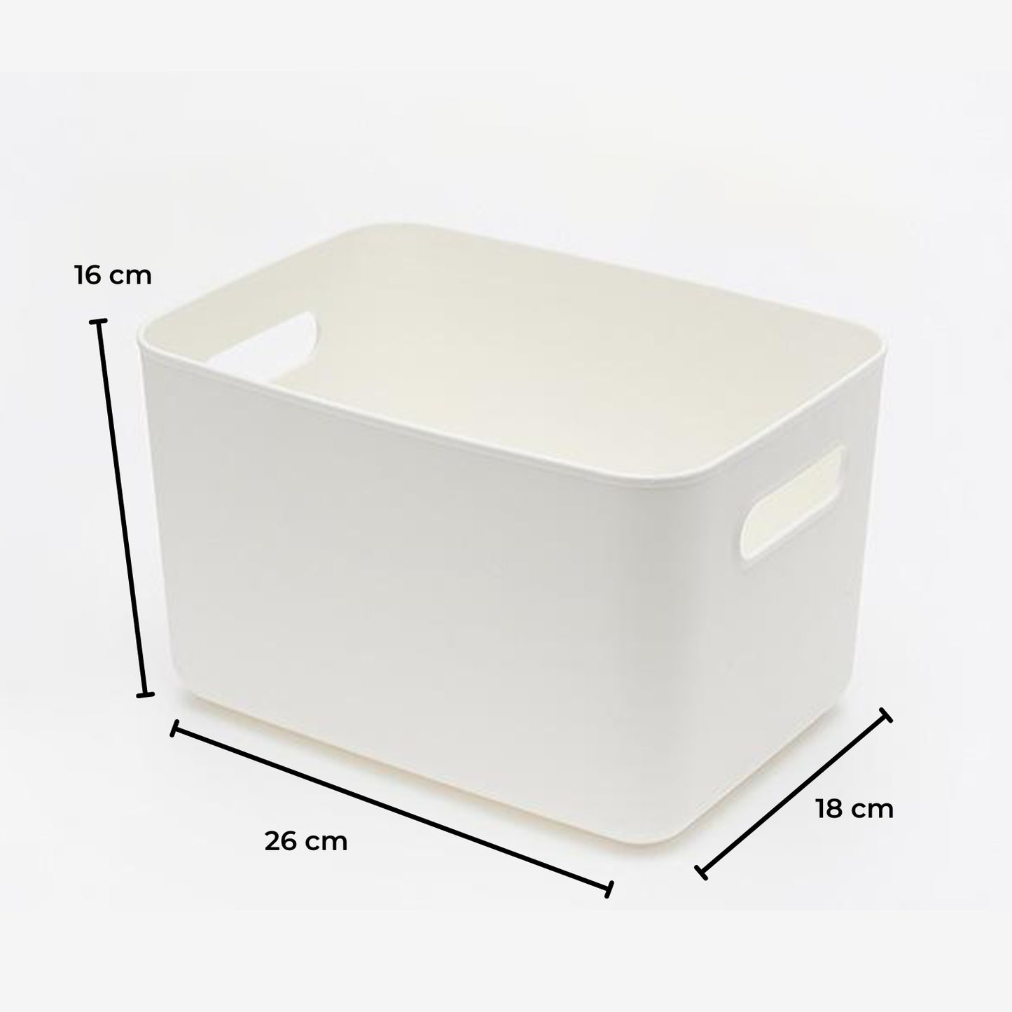 GOMINIMO 6 Pieces Plastic Storage Bins with 4 Lids (Beige)