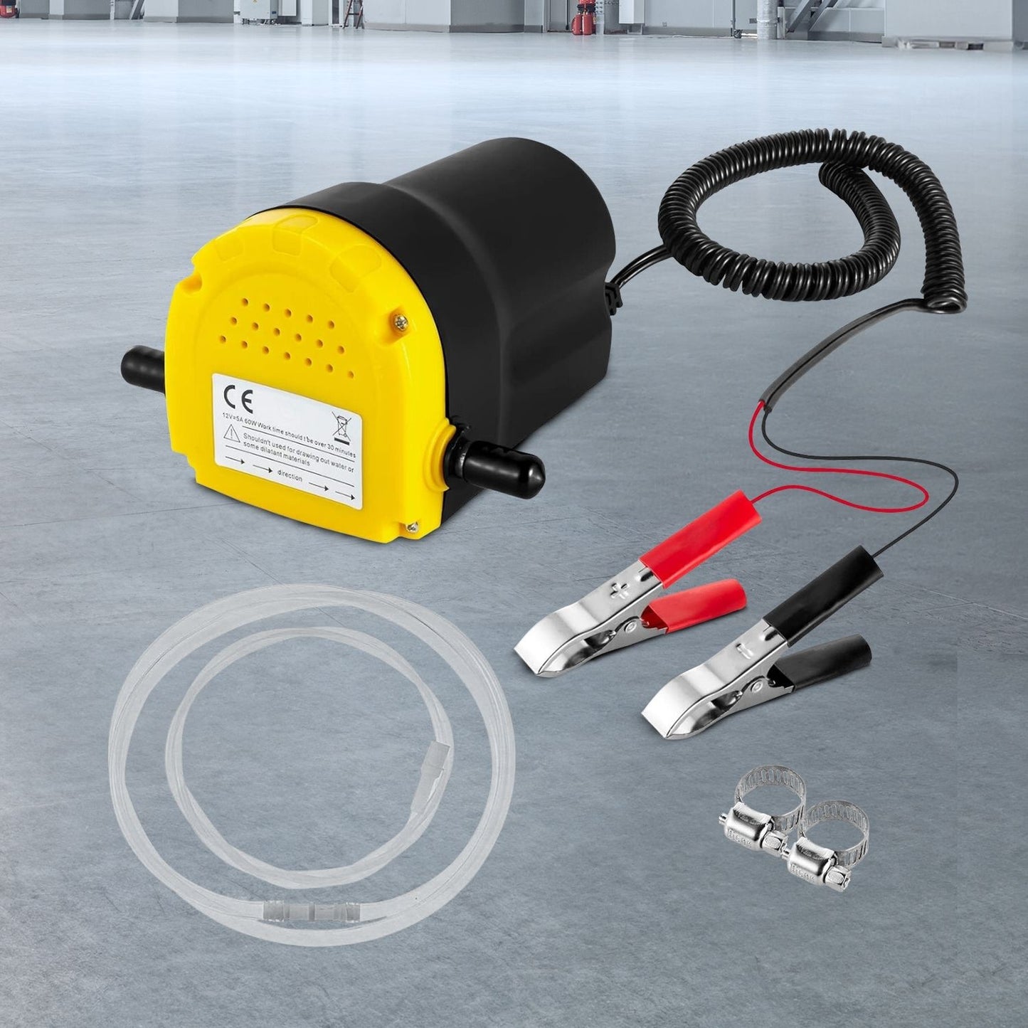 RYNOMATE 12V Portable Small Transfer Pump for Gear Oil, Lubricant, and Edible Oil Transfer (2-3L/min)