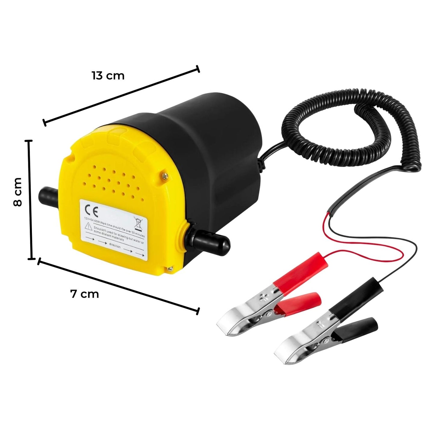 RYNOMATE 12V Portable Small Transfer Pump for Gear Oil, Lubricant, and Edible Oil Transfer (2-3L/min)