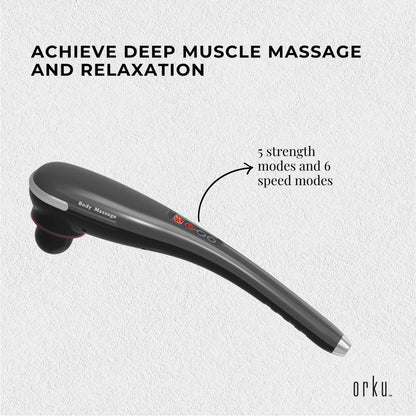 Rechargeable Body Hammer Massager - Handheld Portable Cordless Electric Massage