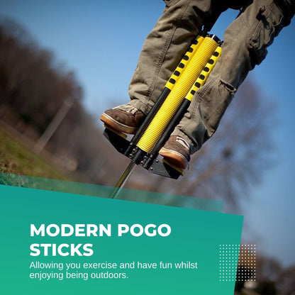 Black and Yellow Pogo Stick - Adult + Childrens Large Jumping Jackhammer Toy