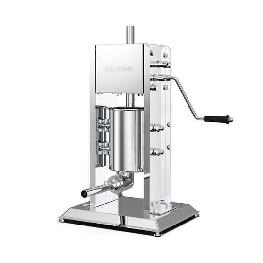 3L Manual Vertical Sausage Filler - Stainless Stuffer Meat Press Machine