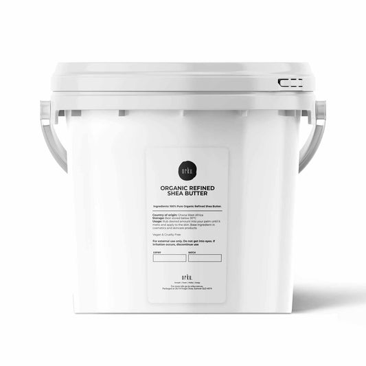 5Kg Refined Shea Butter Organic Tub - Raw Pure African Karite Moisturiser