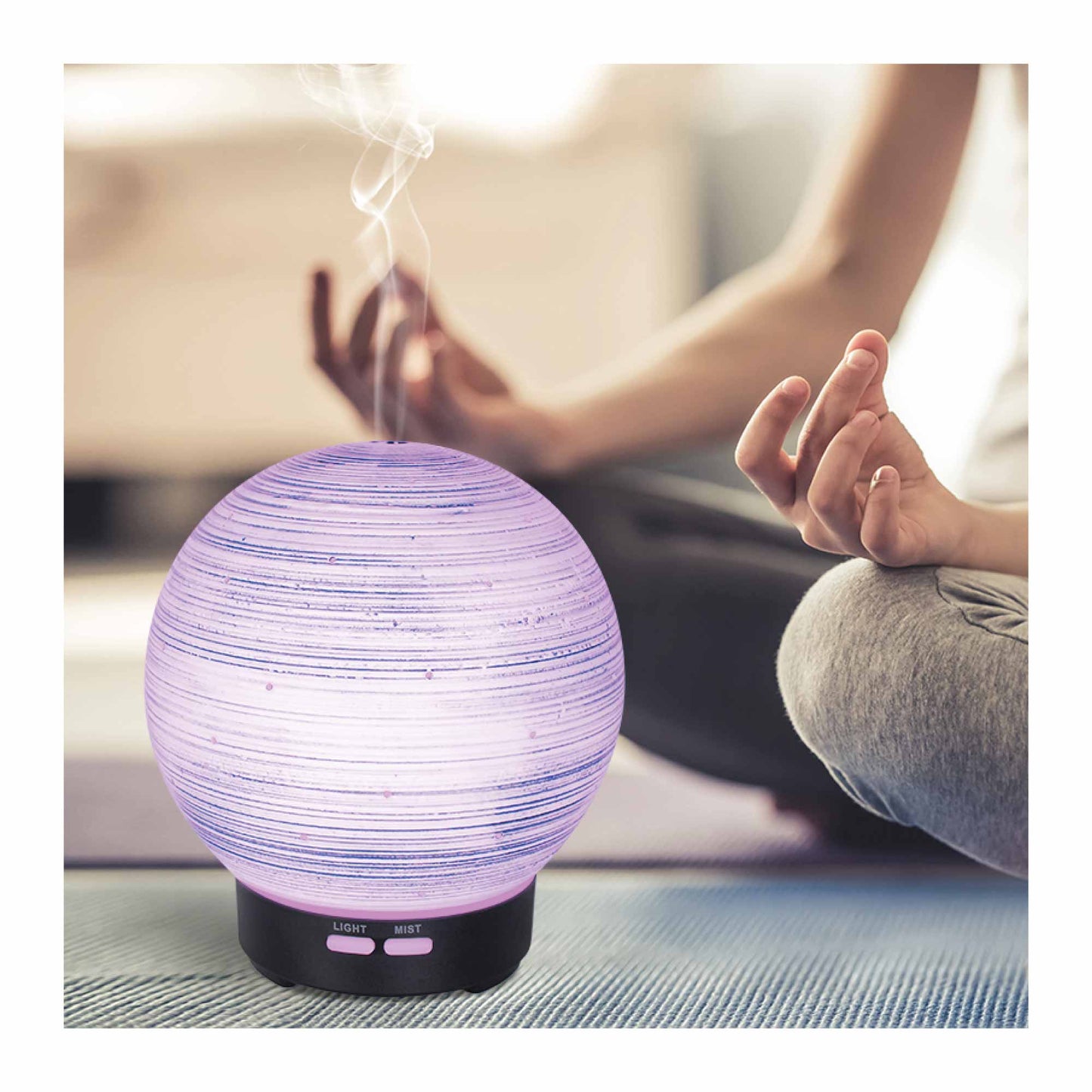 Essential Oil Aroma Diffuser - 100ml Ball Aromatherapy Ultrasonic Humidifier