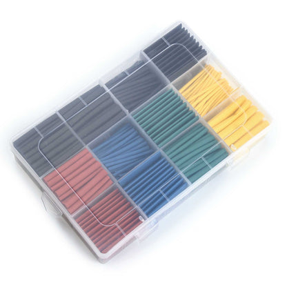 530 Pcs Heating Shrink Sleeve Set Heat Shrinkable Insulation Electrical Cable Tube