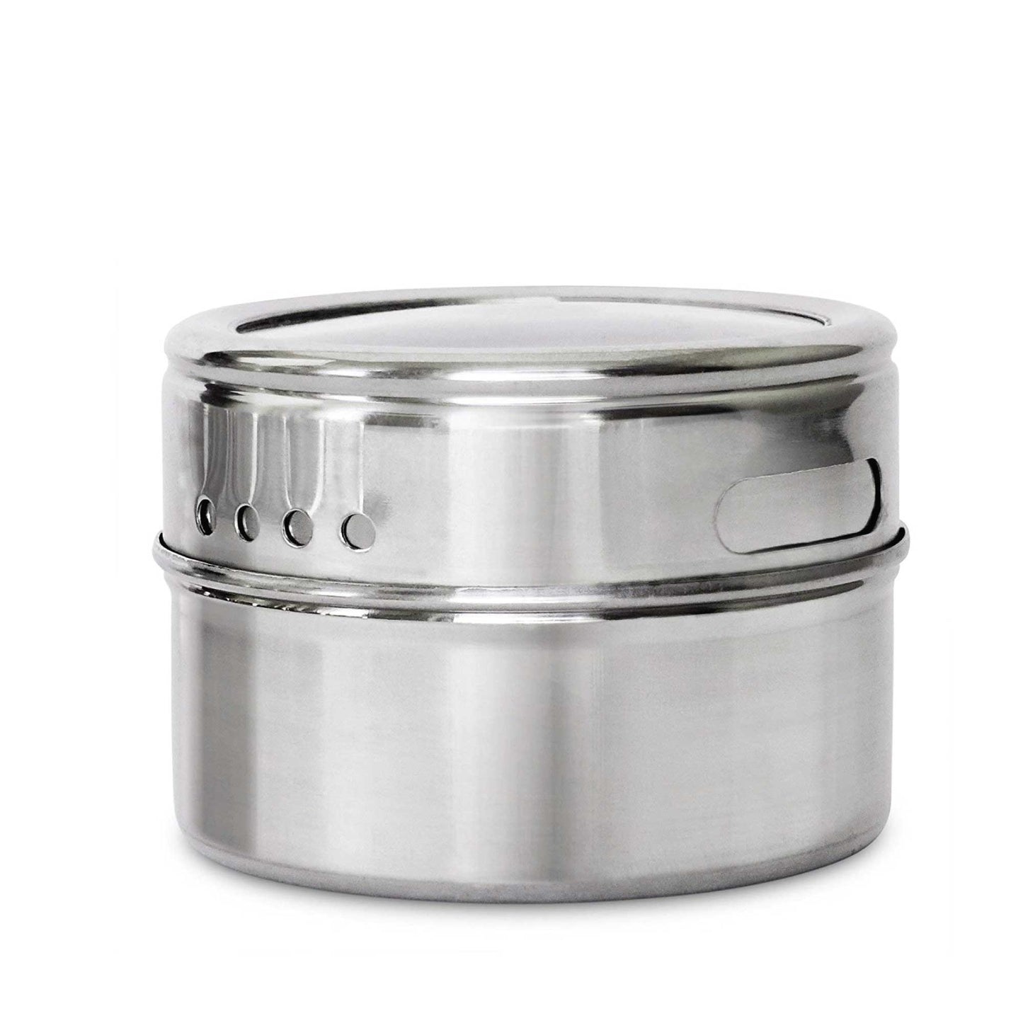 150g Magnetic Spice Jar Stainless Steel Tin - Herb Seasoning Storage Container