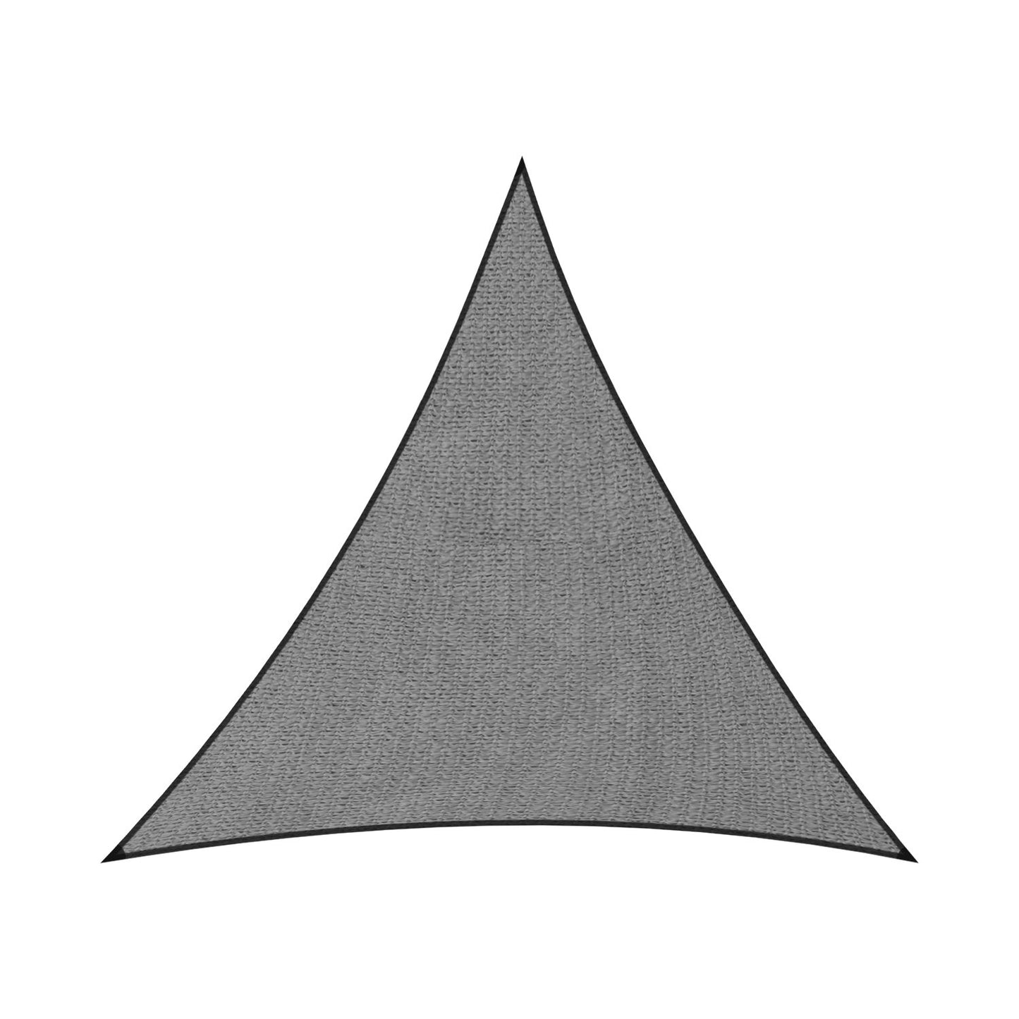 Wallaroo Outdoor Sun Shade Sail Canopy Grey Triangle 7 x 7 x 7M