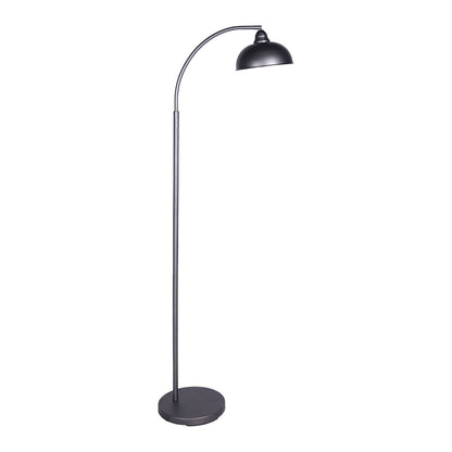 Sarantino Dark Grey Floor Lamp Industrial Chic Adjustable Angle