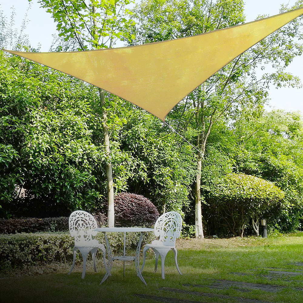 Wallaroo Triangle Shade Sail 5m x 5m x 5m - Sand