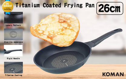 KOMAN Non-Stick Titanium Coating Frying Pan 26cm