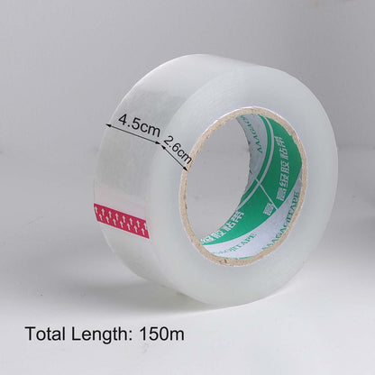 6 Rolls 150m Clear Packing Tape Sealing Tape 150m x 45mm