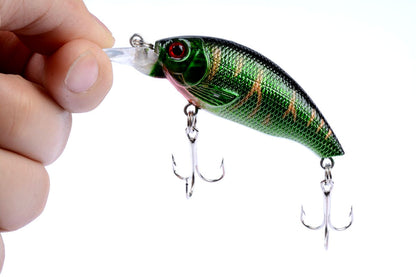 4x 7.5cm Popper Crank Bait Fishing Lure Lures Surface Tackle Saltwater