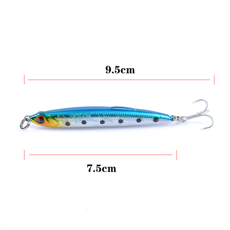 5x Pencil minnow 7.5cm Fishing Lure Lures Surface Tackle Fresh Saltwater