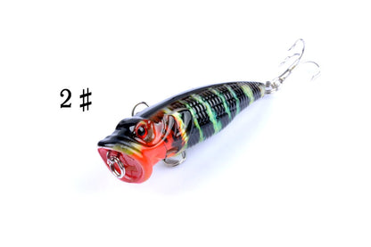 4X 6.5cm Popper Poppers Fishing Lure Lures Surface Tackle Fresh Saltwater