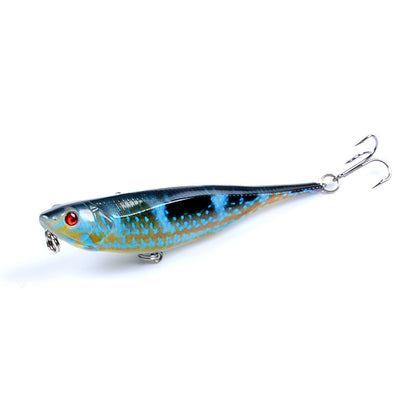 9x Popper Poppers 9.9cm Fishing Lure Lures Surface Tackle Fresh Saltwater