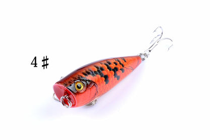 6X 6cm Popper Poppers Fishing Lure Lures Surface Tackle Fresh Saltwater