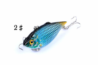 6x 6.5cm Vib Bait Fishing Lure Lures Hook Tackle Saltwater