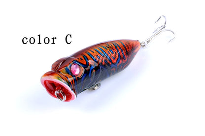 4X 6.5cm Popper Poppers Fishing Lure Lures Surface Tackle Saltwater