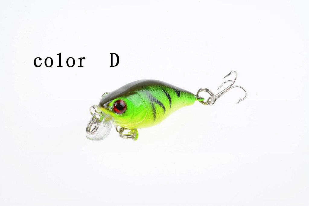 6x 4.5cm Popper Crank Bait Fishing Lure Lures Surface Tackle Saltwater