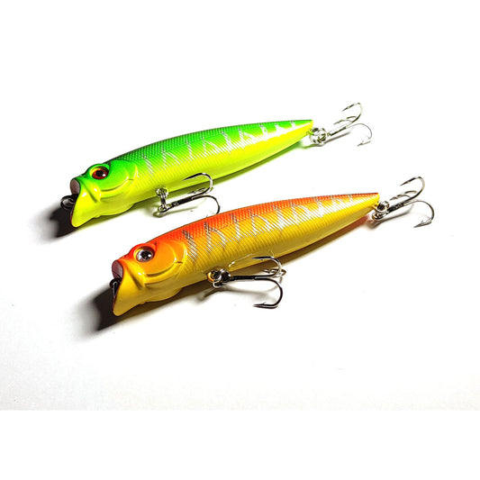 2X 9.5cm Popper Poppers Fishing Lure Lures Surface Tackle Saltwater