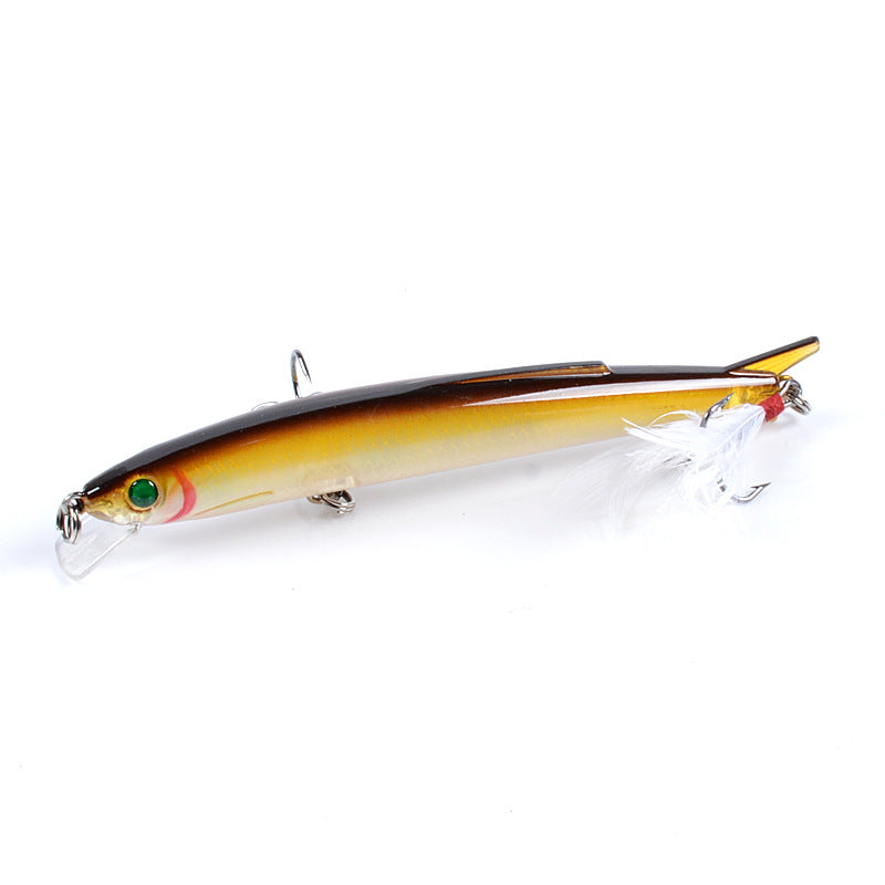 6x Popper Minnow 11.7cm Fishing Lure Lures Surface Tackle Fresh Saltwater