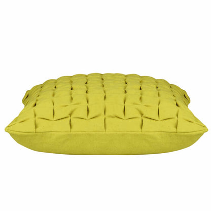 Flux Mustard Yellow 3D Textured Cushion Cover