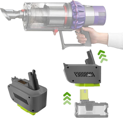 Hygieia Ryobi Converter - Ryobi ONE+ 18V To Dyson V10 Battery Converter / Adapter