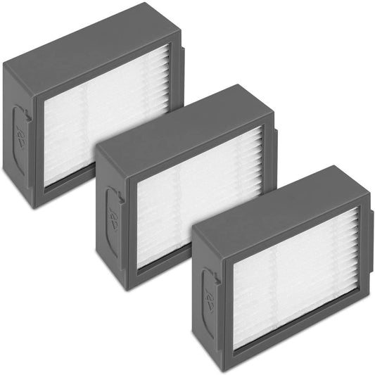 3 X HEPA filters for iRobot Roomba I, E and J series robots