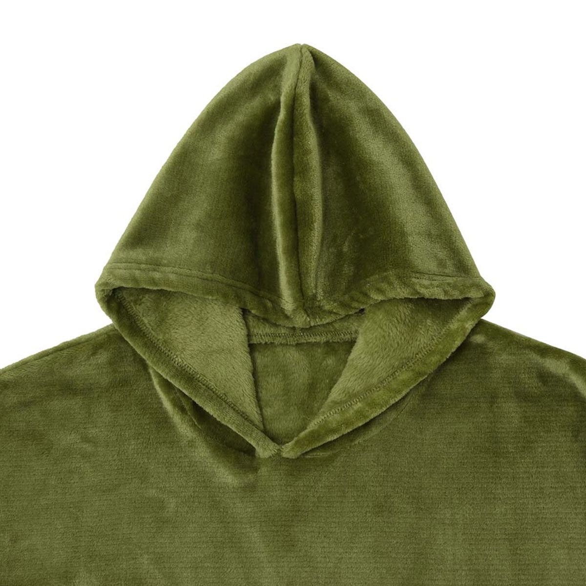 Accessorize Moss Green Super Soft Hooded Blanket Small/Medium