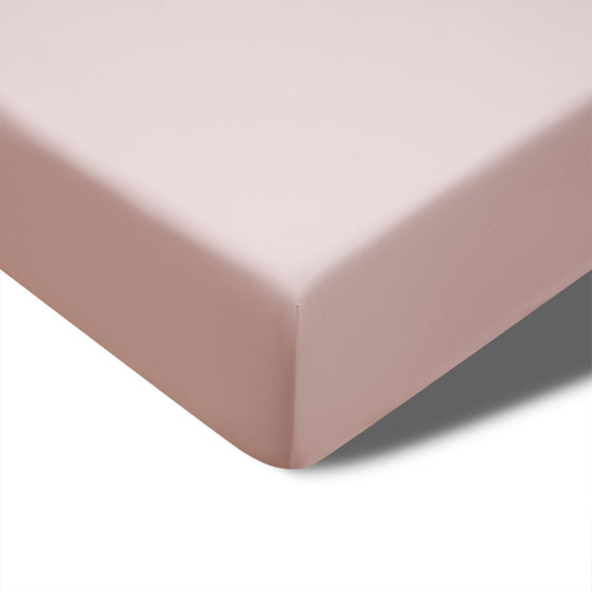 Accessorize 400TC Blush Bamboo Cotton Fitted Sheet 40cm Wall King Single